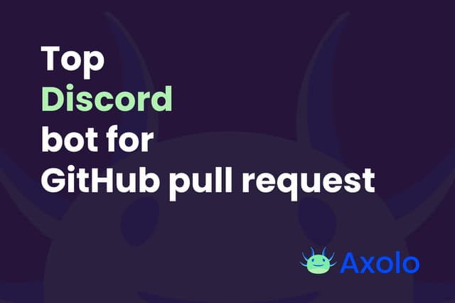 Top 3 Discord GitHub bot for pull requests