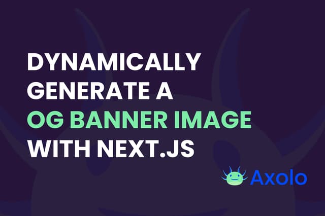 How to dynamically generate an og banner image for your next.js app