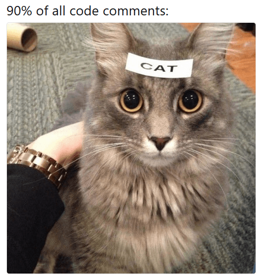 Some comments are not that useful