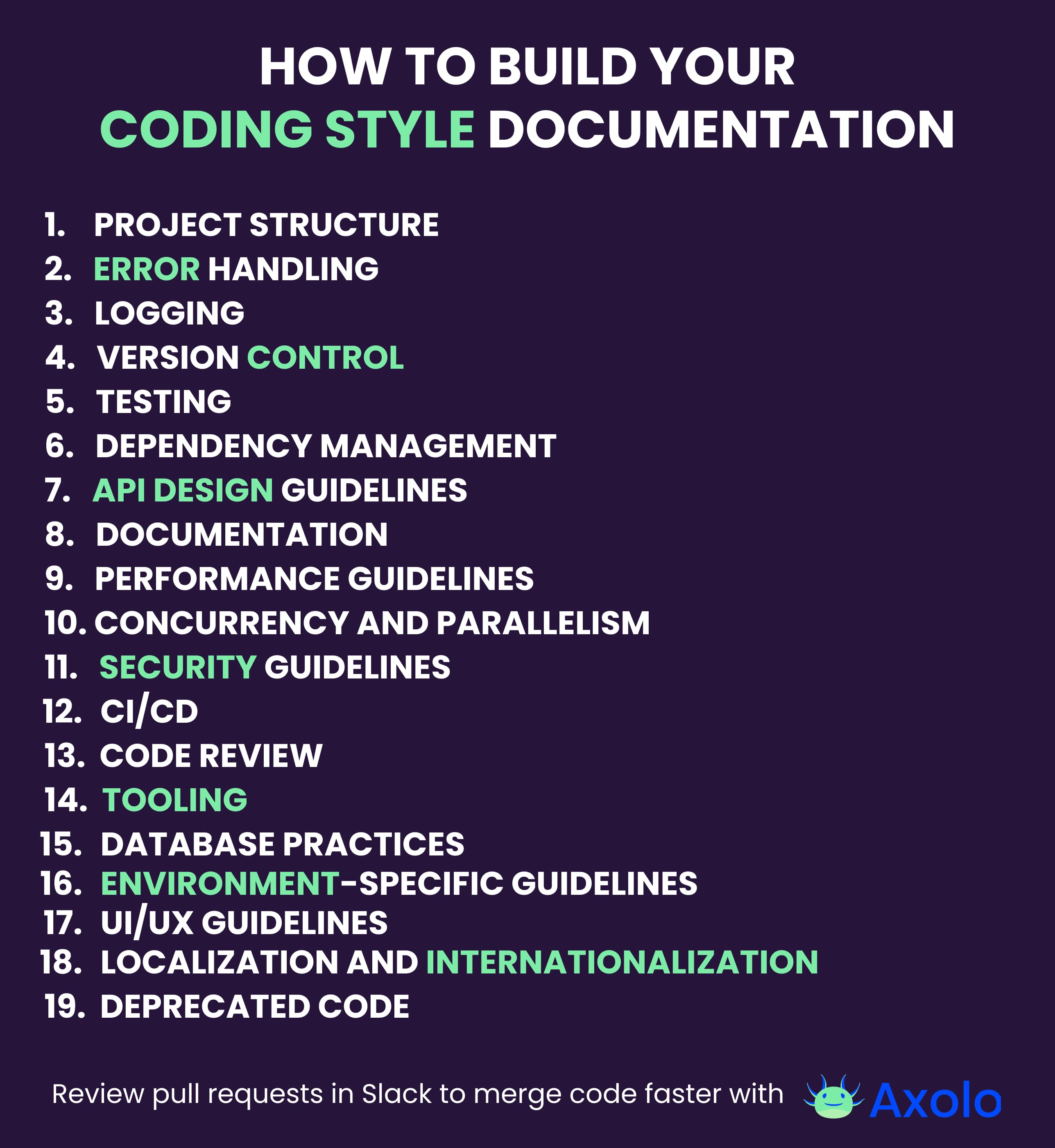 How to build your coding style documentation