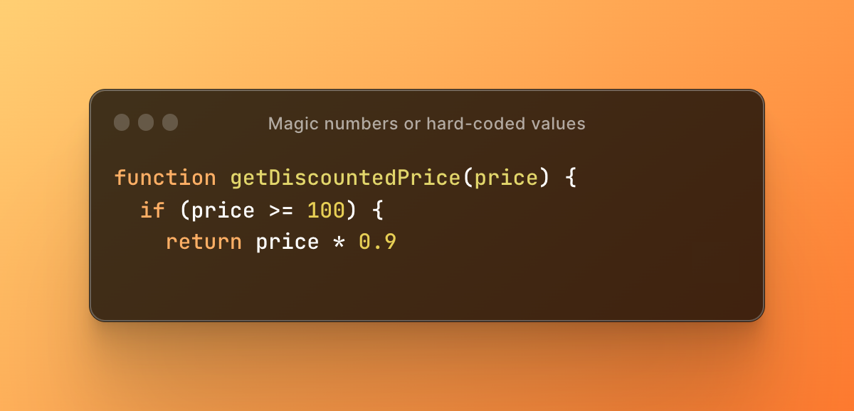 Magic-numbers-or-hard-coded-values-example
